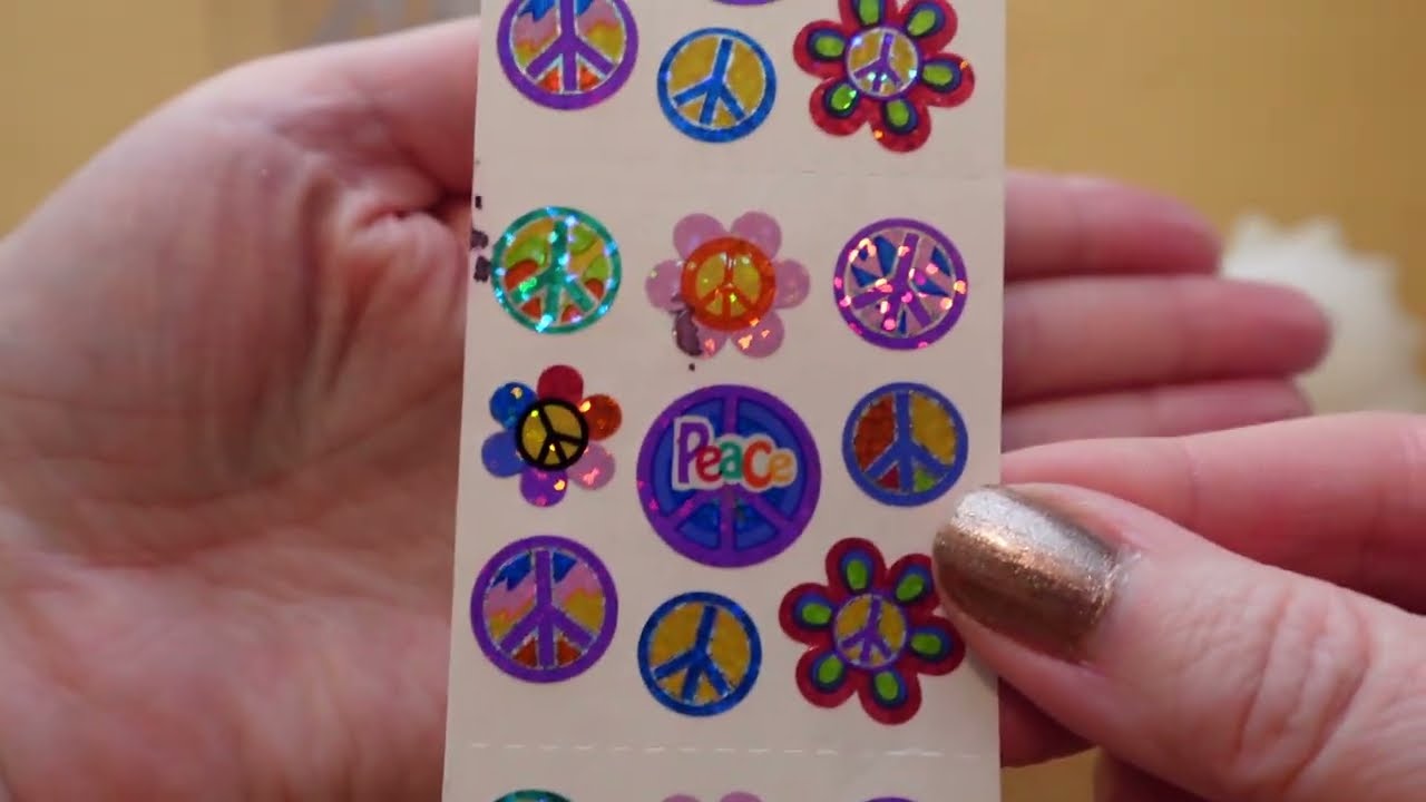 Craft Thrift Haul - Paper, Stamps, and 90's Vintage Stickers!