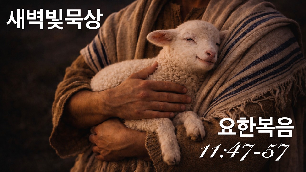 새벽빛묵상 2026년 3월 10일 요한복음 11:47-57