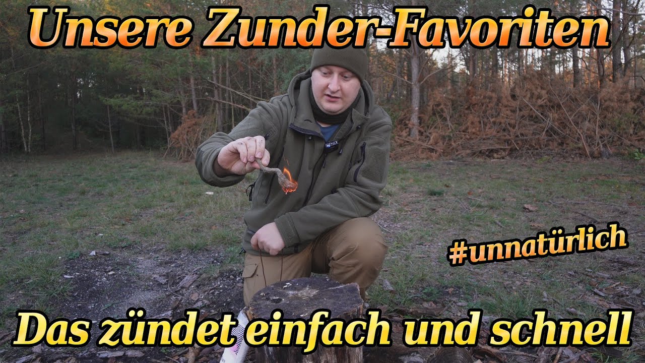 Der beste Zunder fürs Feuerstahl - Unsere Favoriten - Gut vorbereitet und hoch effektiv