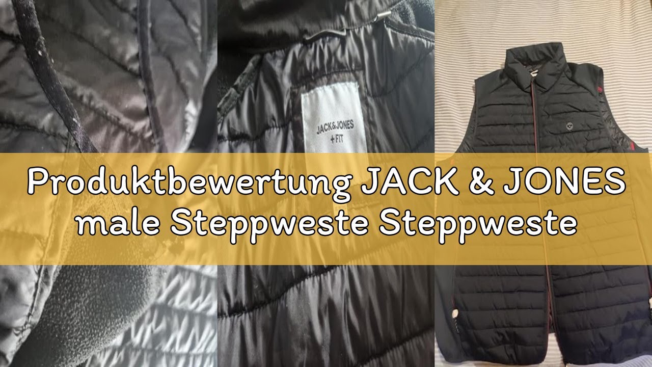 Produktbewertung JACK & JONES male Steppweste Steppweste