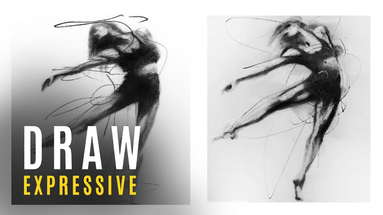 Artist Making More Than &pound;1000 in 1 Day | Expressive Drawing Session