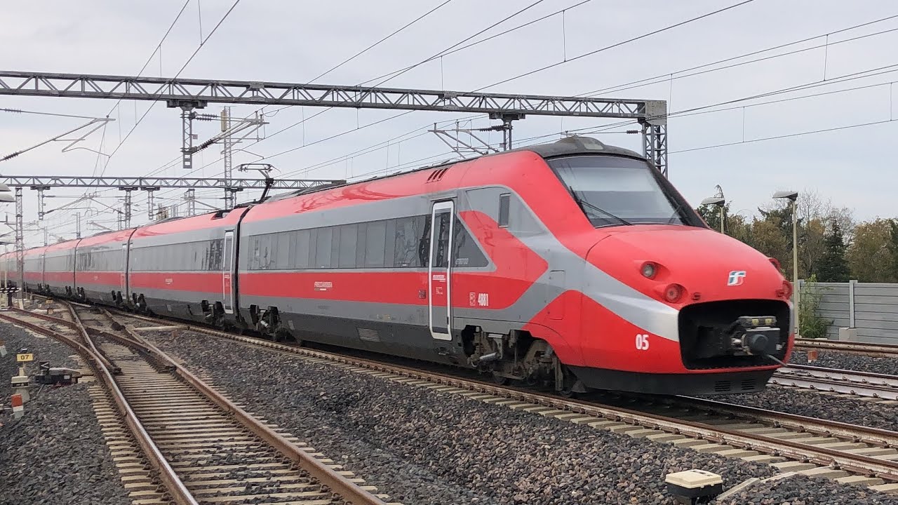 FRECCIARGENTO E FRECCIAROSSA ETR700 DEVIATI: in transito a 250 KM/H A REGGIO EMILIA AV!