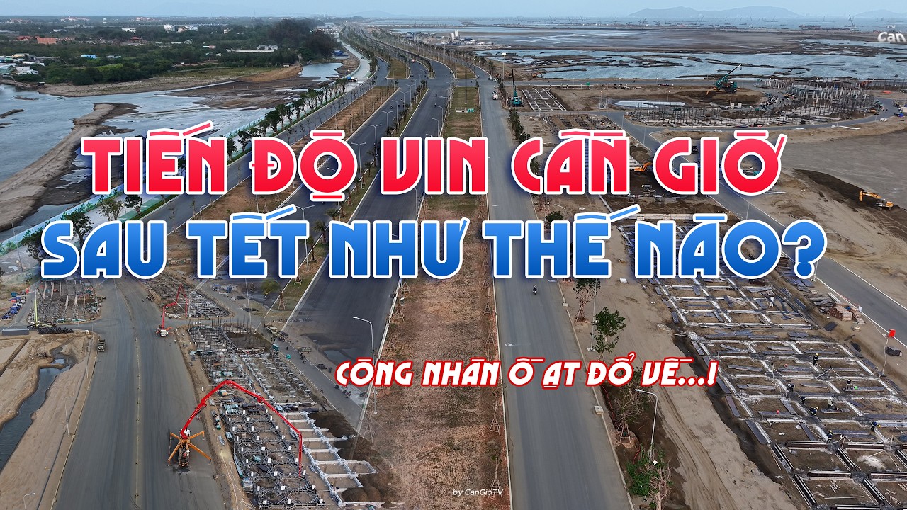 Tiến độ Vin Cần Giờ sau Tết như thế nào?