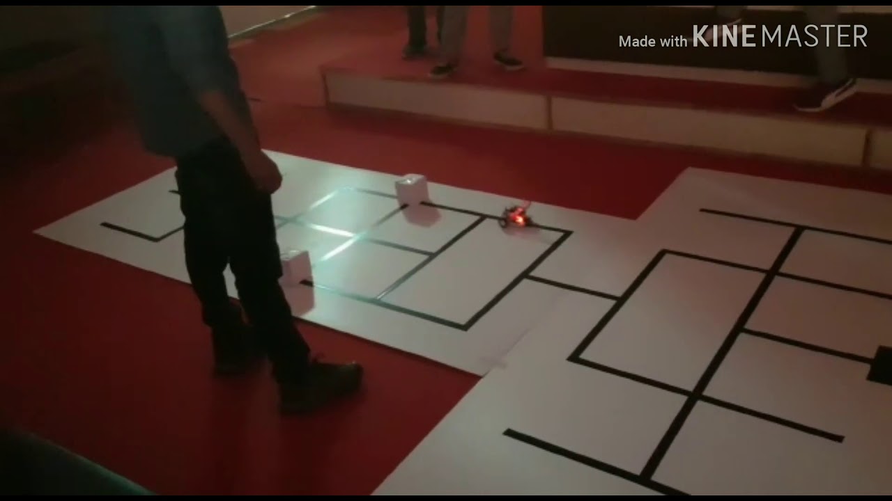 Maze Solver Line Follower (1st runner up Chandigarh University)
