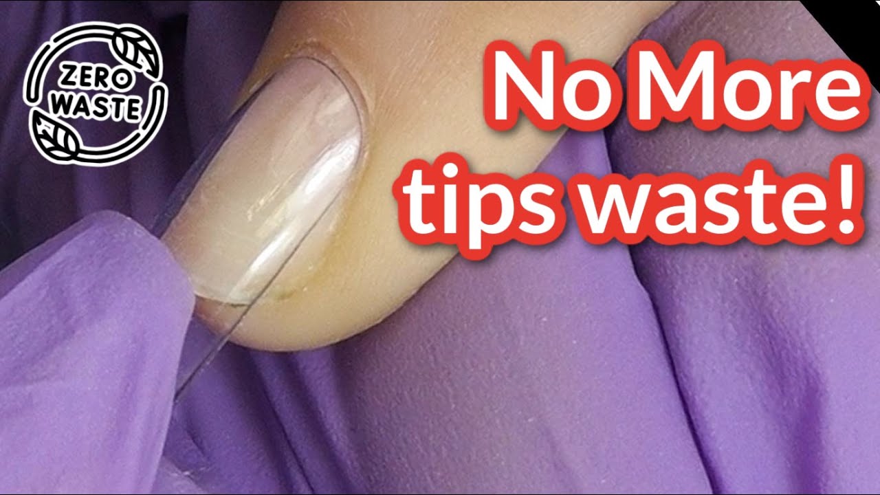 Waste Free 🗑 Soft Gel Extensions with Beetles Tips | Summer Gel Polish Nail Art