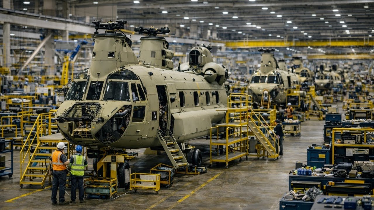 Inside the CH-47 Chinook Factory Building the Military's Most Powerful Heavy-Lift Helicopter