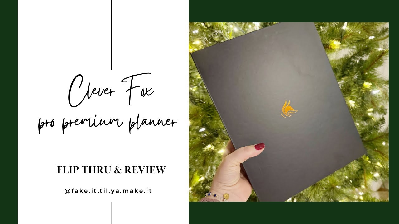 Clever Fox Pro-Premium Planner | Flip-thru | Review | Planning | Goal Setting | Budget