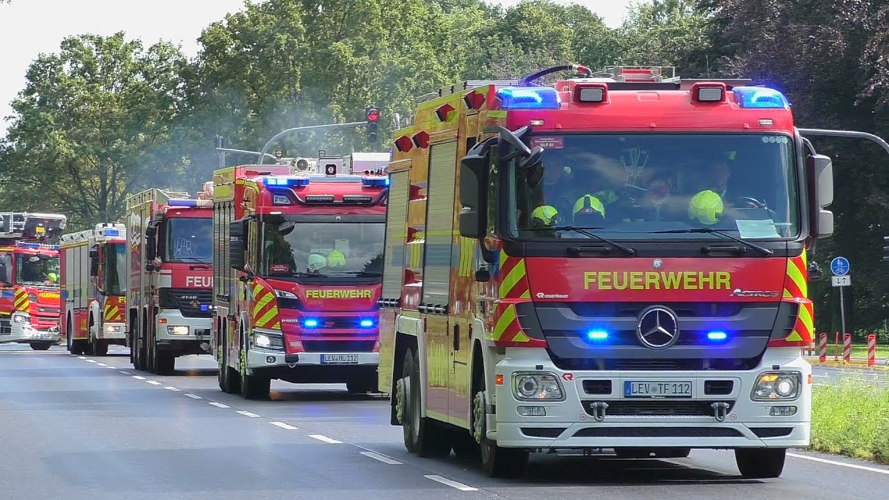 [2X 25 Fahrzeuge auf einmal] Werkfeuerwehr Chempark Leverkusen