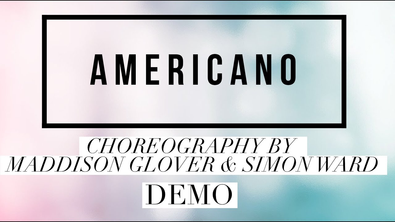 Americano line dance demo, choreography by Simon Ward and Maddison Glover