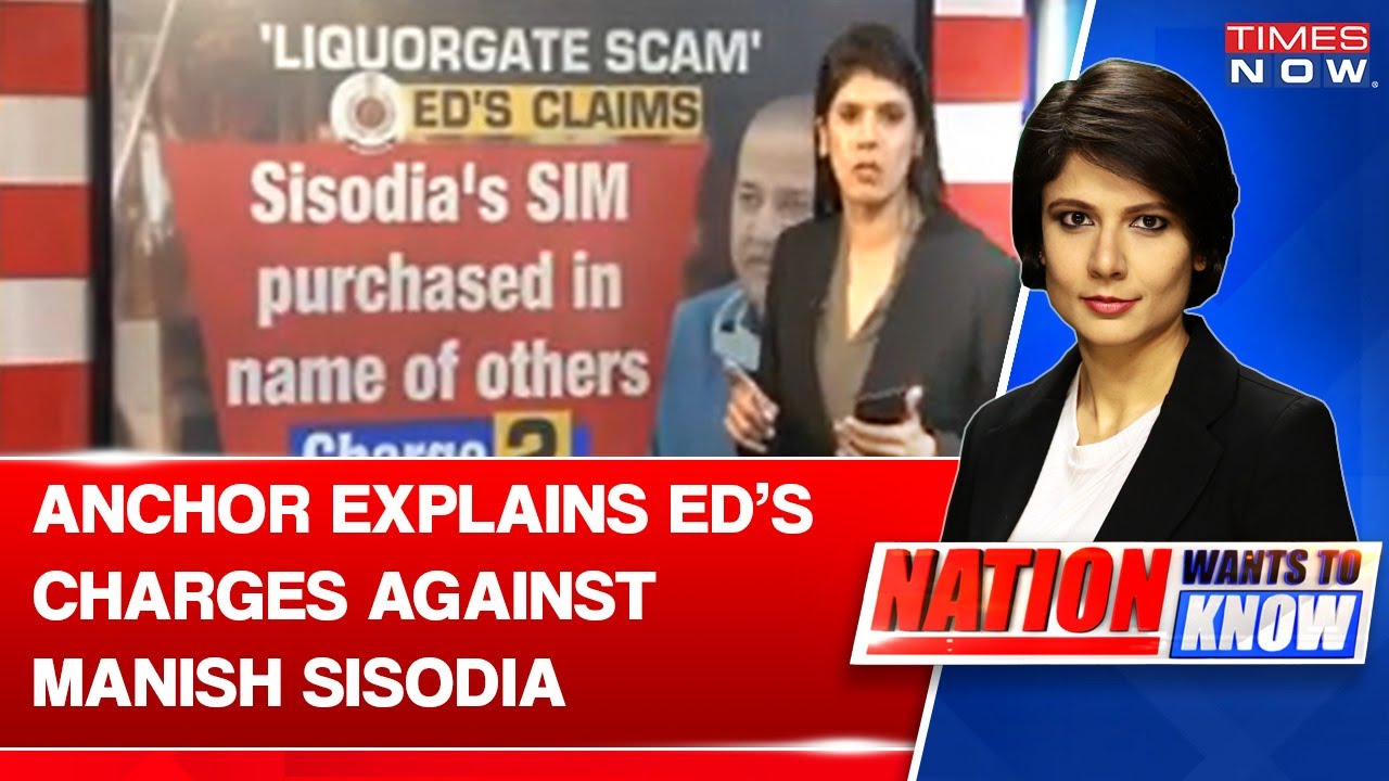 Anchor Explains ED's Charges Against Manish Sisodia In Delhi Liquor Policy Scam Case | Watch Video