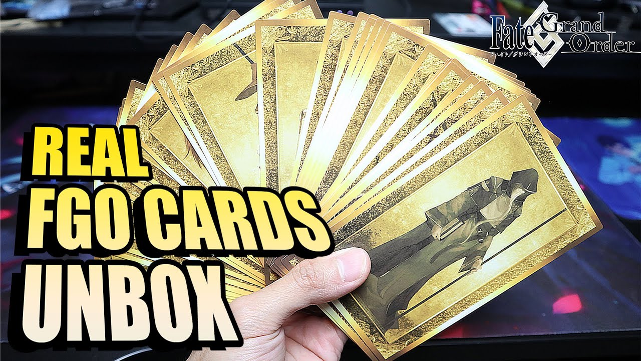 Opening FGO Servant & Craft Essence Collectible Cards IRL (REAL!!)【Fate/Grand Order】