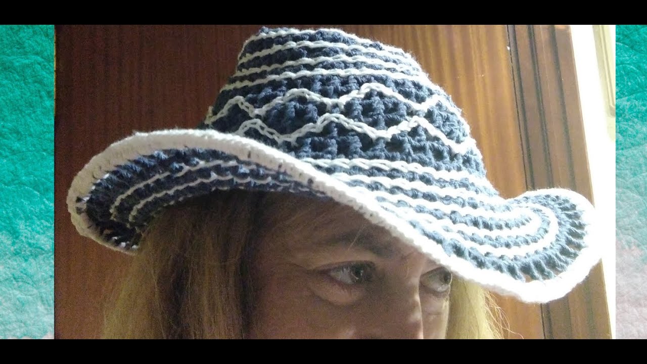 sombrero a crochet facil paso a paso ideal principiantes nueva tecnica
