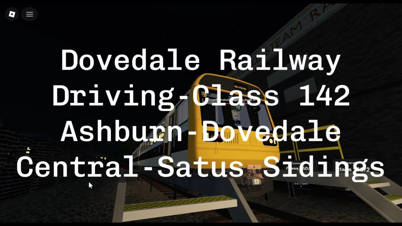 Dovedale Railway - Class 142 - Ashburn-Dovedale Central-Satus