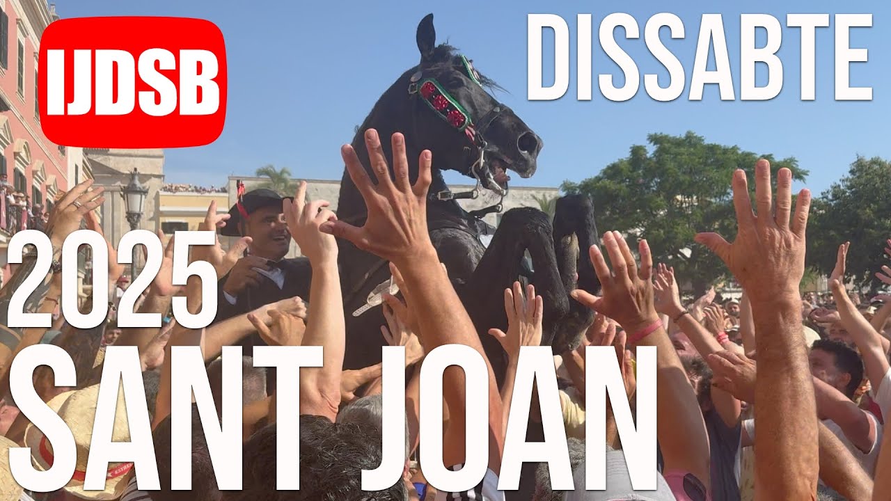 Dissabte de Sant Joan 2025 🔴 Ciutadella de Menorca 🐴 Festes de Menorca 🐴 cavall de ra&ccedil;a menorquina
