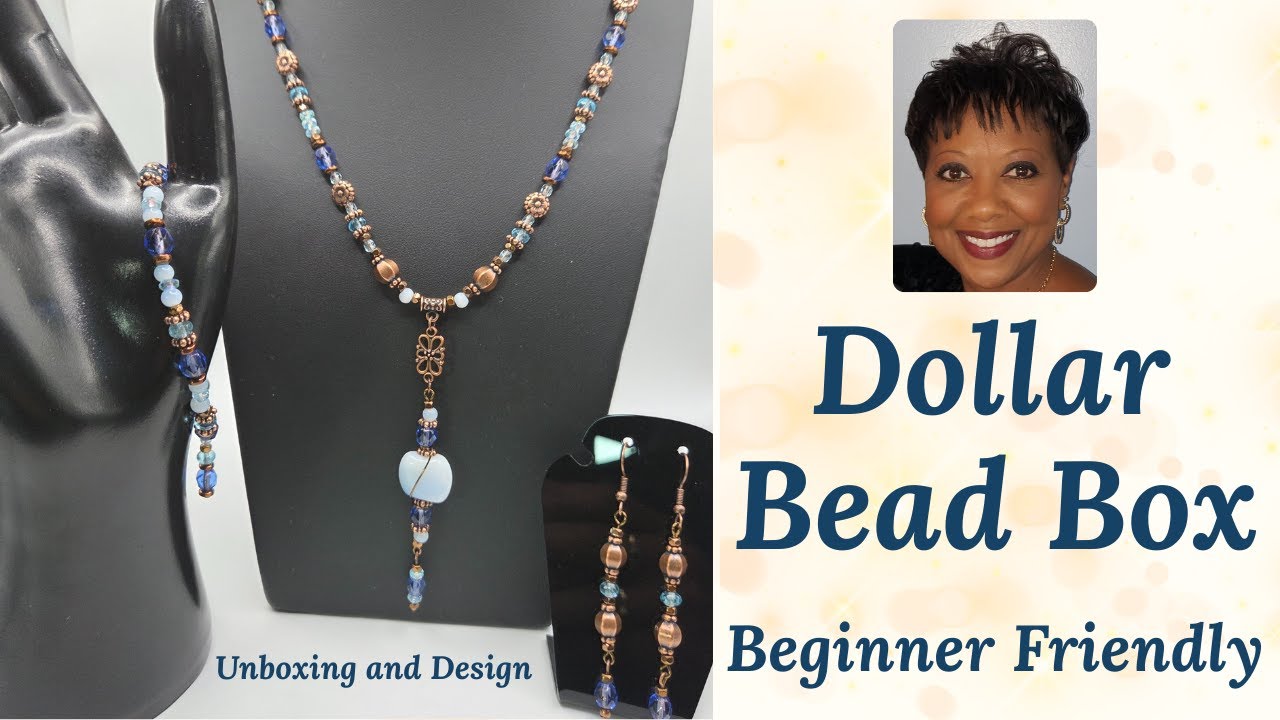 December Dollar Bead Box I Unboxing and Design I Beginner Friendly Project with Laney