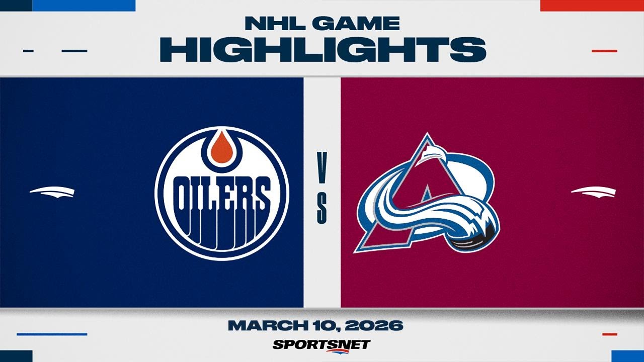 NHL Highlights | Oilers vs. Avalanche - March 10, 2026
