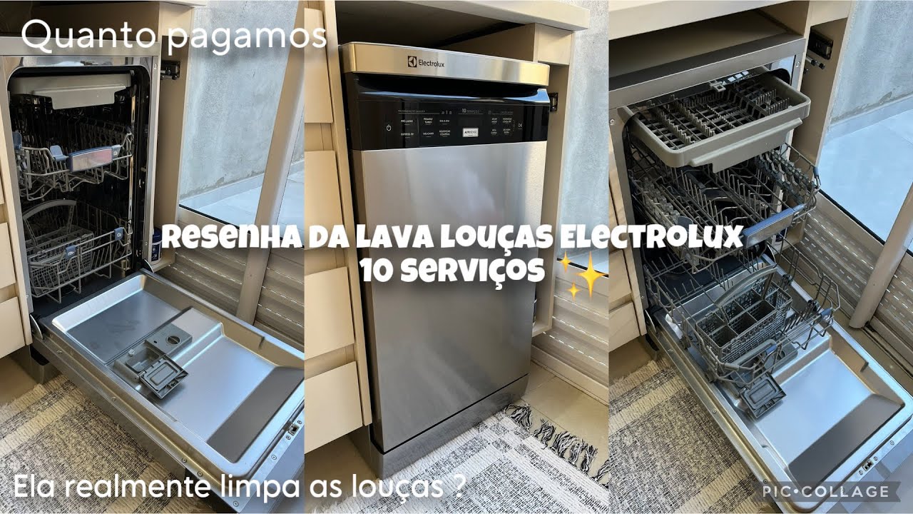 RESENHA DA LAVA LOU&Ccedil;A DA ELECTROLUX 10 SERVI&Ccedil;OS | Valeu a pena ? Valor | Realmente limpa ? 💖