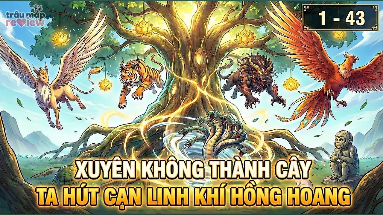 《Phim Mới》Xuyên Không Thành Cây, Hút Cạn Linh Khí Hồng Hoang | C1 - 43 |Truyện 3D | Trâu Mặp Rivew