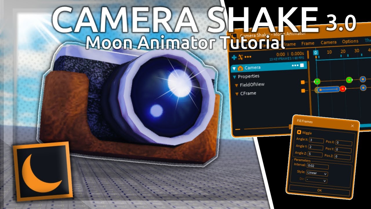 How To Make a Camera Shake | Moon Animator Tutorial (3.0)