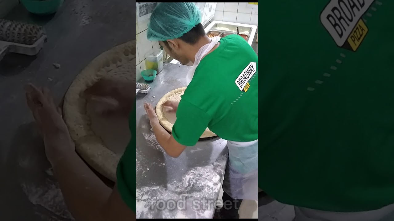 how to make broadway pizza |street food|