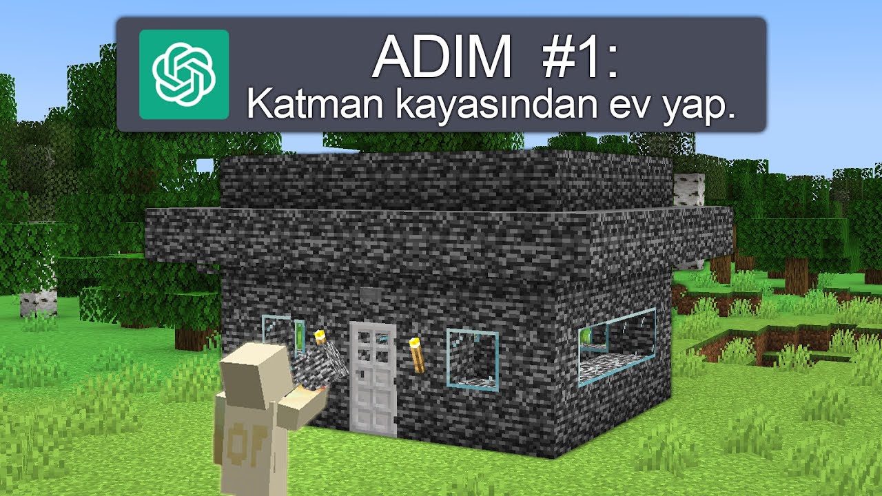 Minecraft'ı Yapay Zekaya Göre Bitirmek