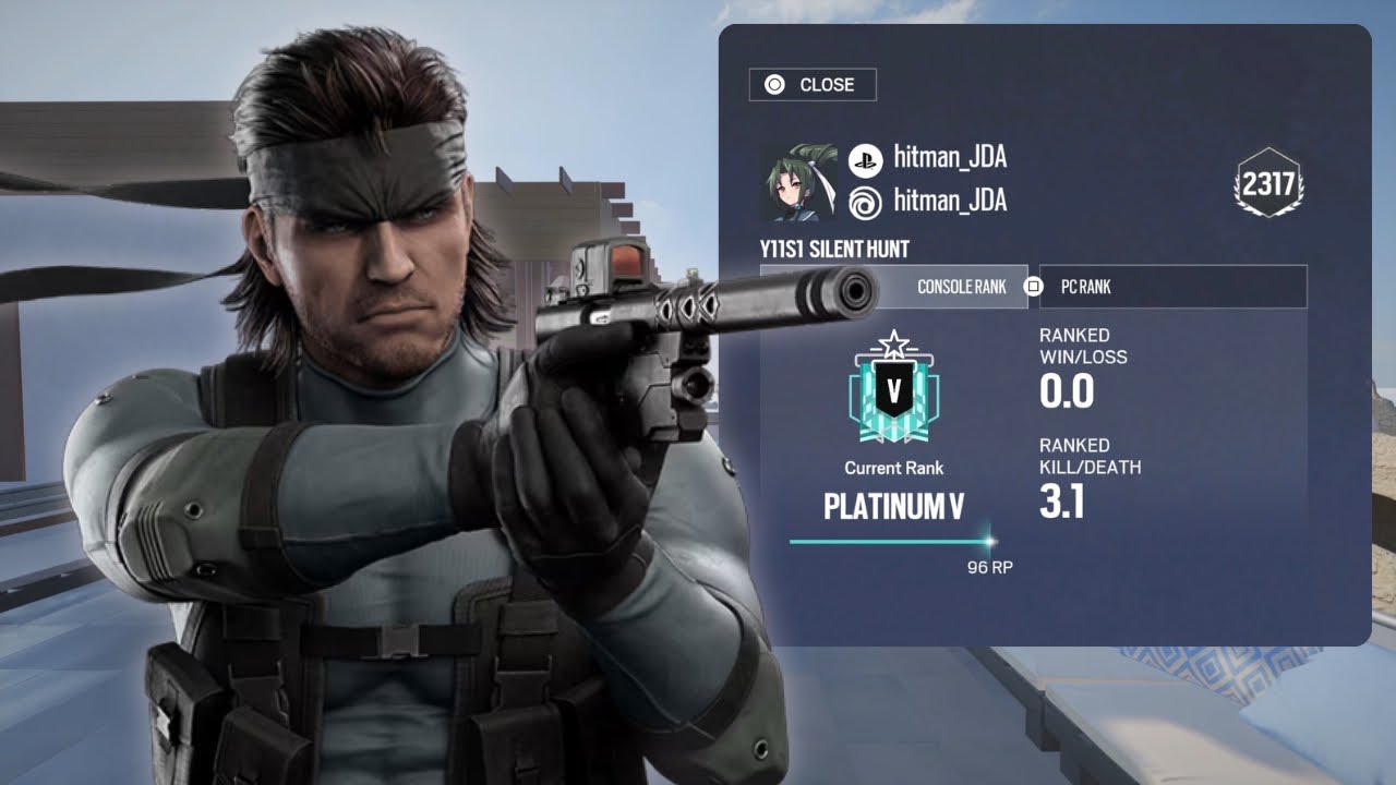 I&rsquo;m Already The #1 SOLID SNAKE Player - Rainbow Six Siege Operation Silent Hunt