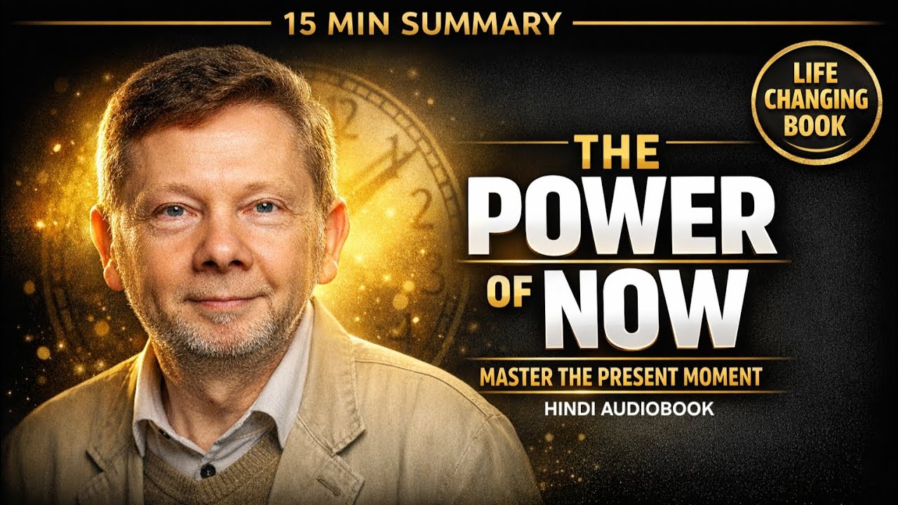 The Power of Now Hindi Summary | 15 Min Mein Seekho Present Moment Ki Power | Eckhart Tolle
