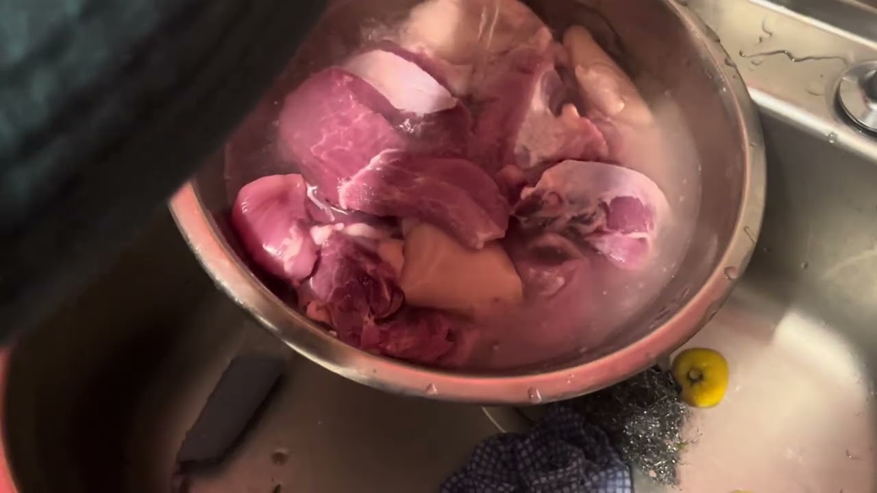 Cerdo envebollado en lemon 