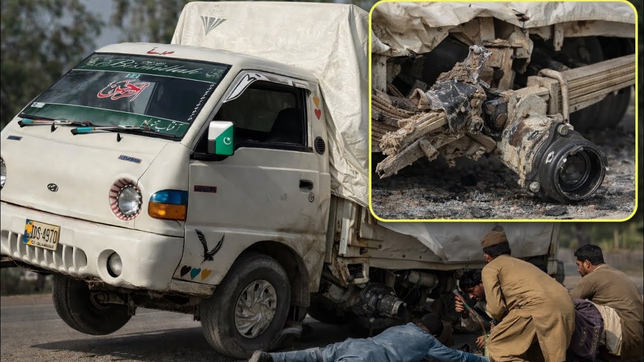 Mini Loader Truck Axle Snapped Under Huge Load | Extreme Breakdown