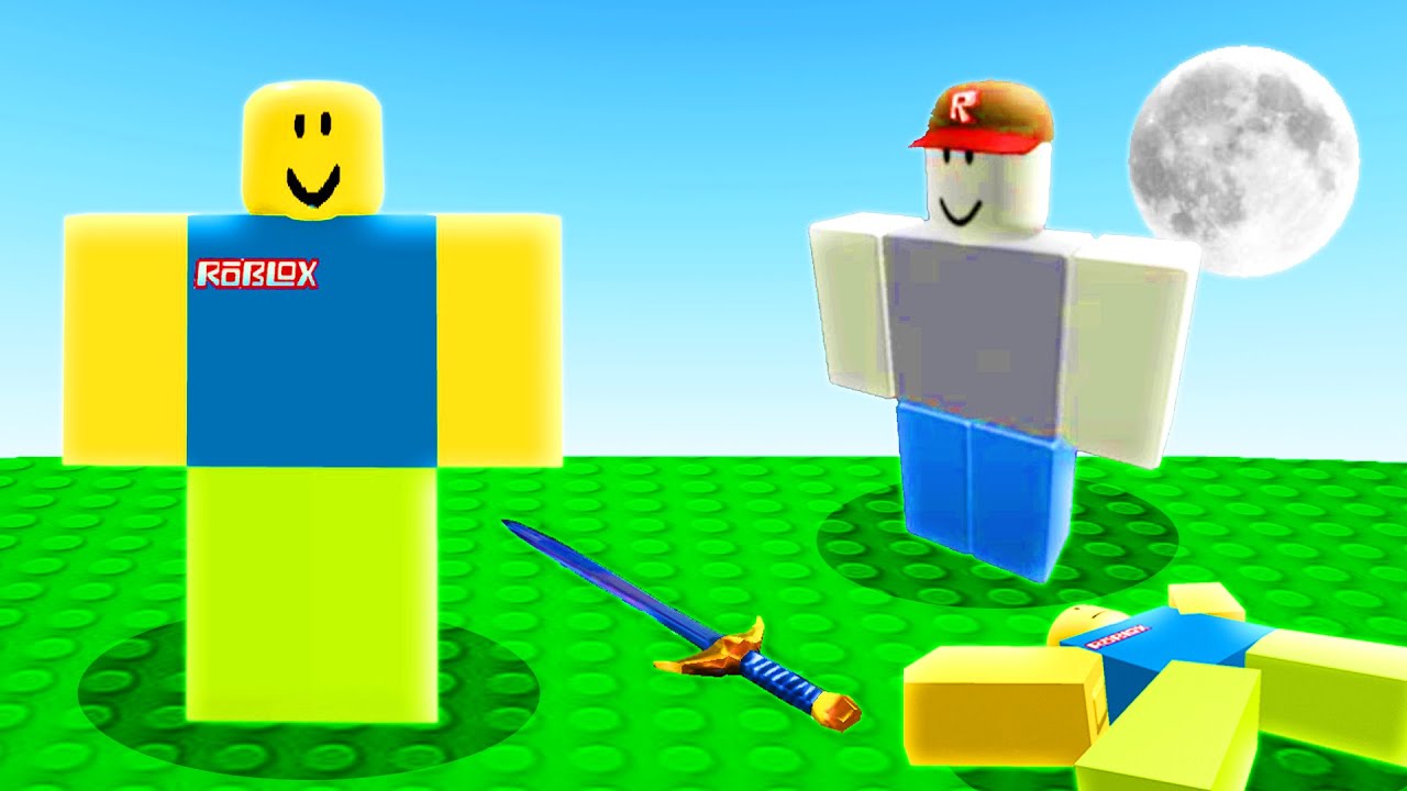 PLAYING THE FIRST ROBLOX GAME