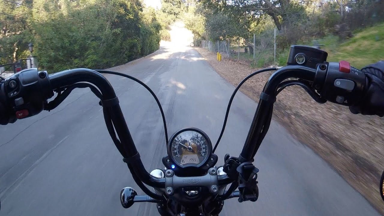 Triumph Bobber Turnbull Canyon Ride