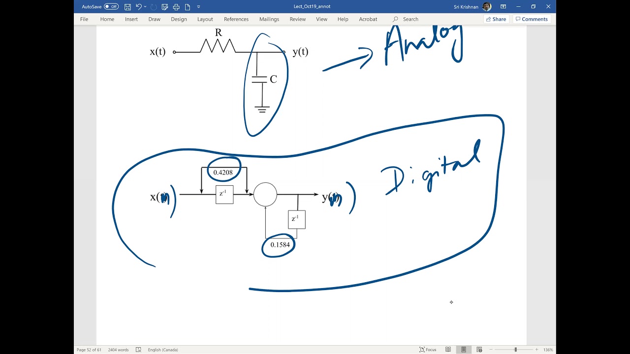 IIR Digital Filtering 2 of 2