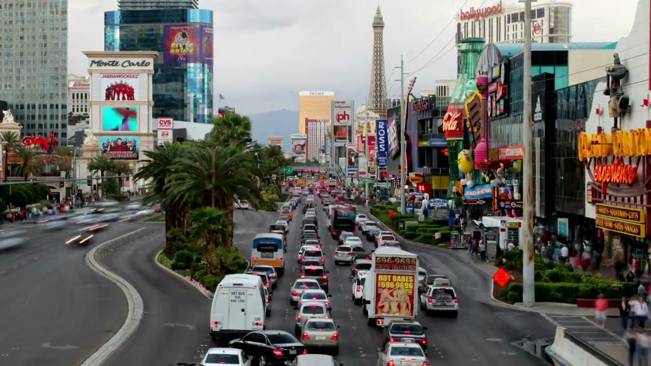 Traffic Aerial shot - city traffic - traffic jam | Free Full HD Video - no copyright
