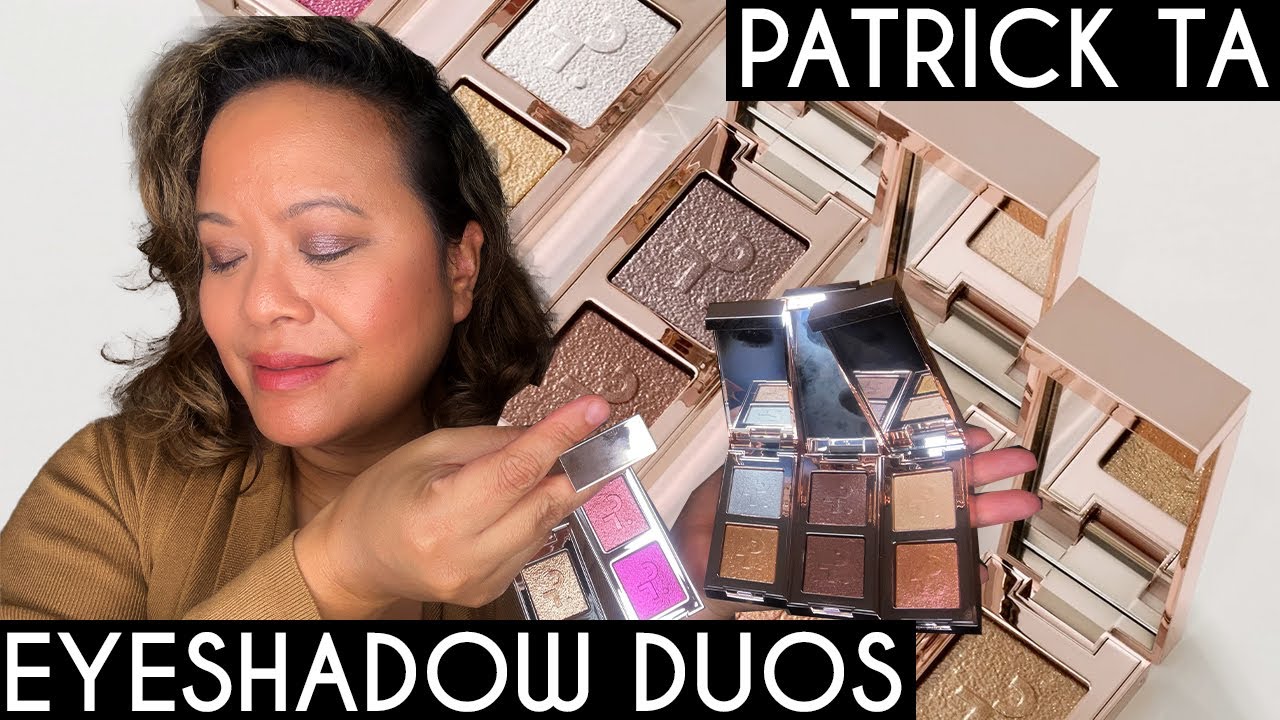 New Patrick Ta Eyeshadow Duo - are they worth splashing the cash? All 5 Shades - Try on and Review
