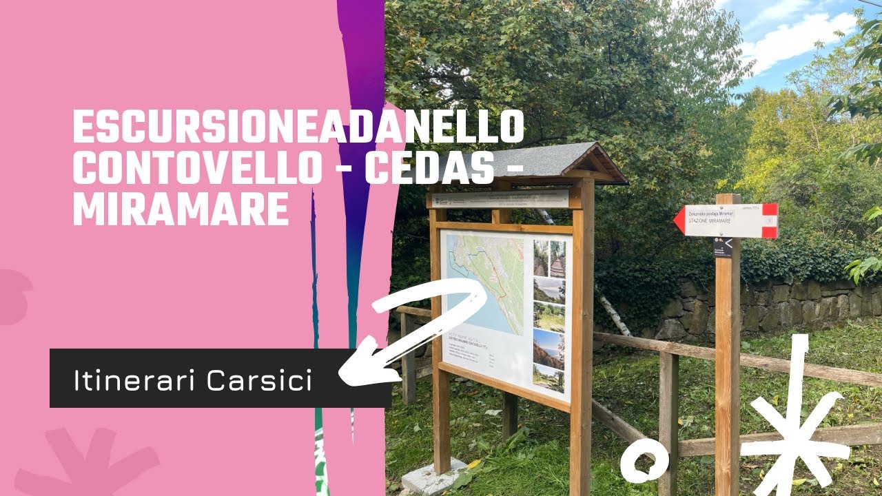 Escursione ad anello Contovello - Cedas - Miramare
