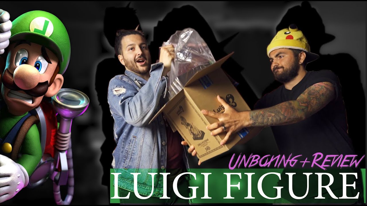 WE GOT A LUIGI'S MANSION FIGURE! (Unboxing+Review)