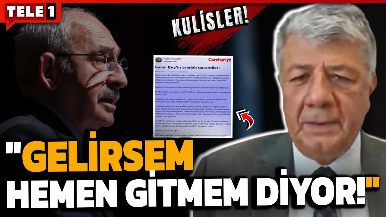 Kıı&ccedil;daroğlu'nun İstekleri! 15 Eyl&uuml;l'de Ne Yapacak? Mustafa Balbay'dan &Ccedil;arpıcı A&ccedil;ıklama!