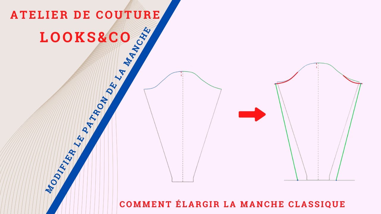 Comment agrandir et élargir la manche de base