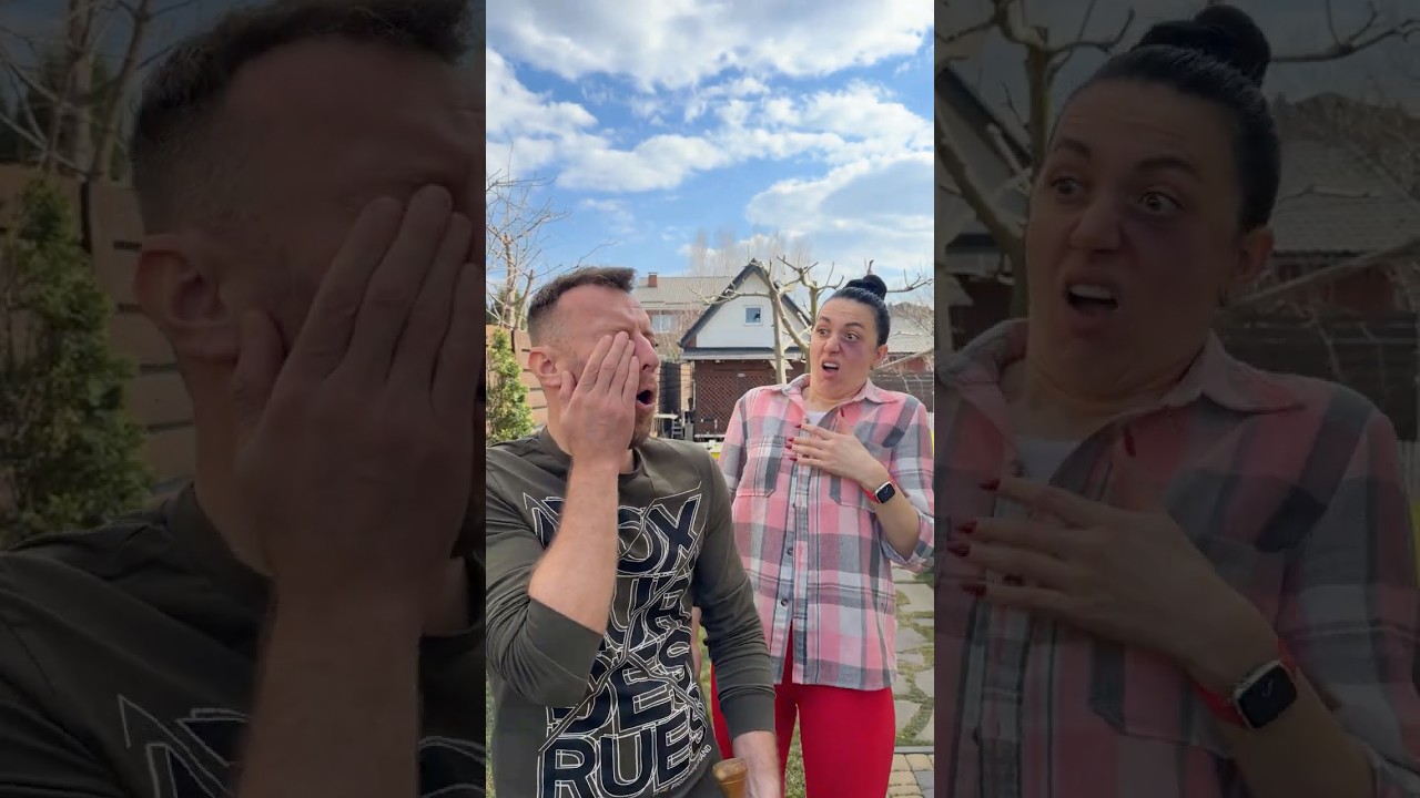 He will sort this problem out. Funny family #comedy #couple