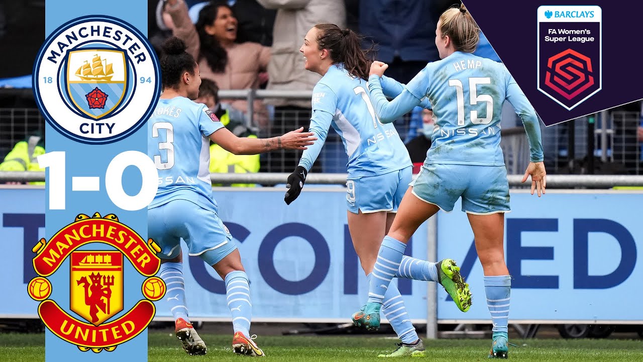 ANOTHER WEIR WONDERGOAL | WSL Highlights | Man City 1-0 Man Utd | Manchester Derby