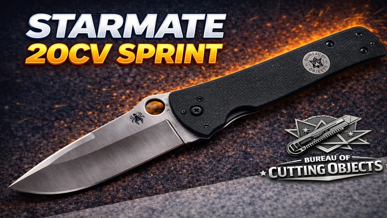 Spyderco Starmate 20CV Sprint Run | Terzuola Design | Detailed Review
