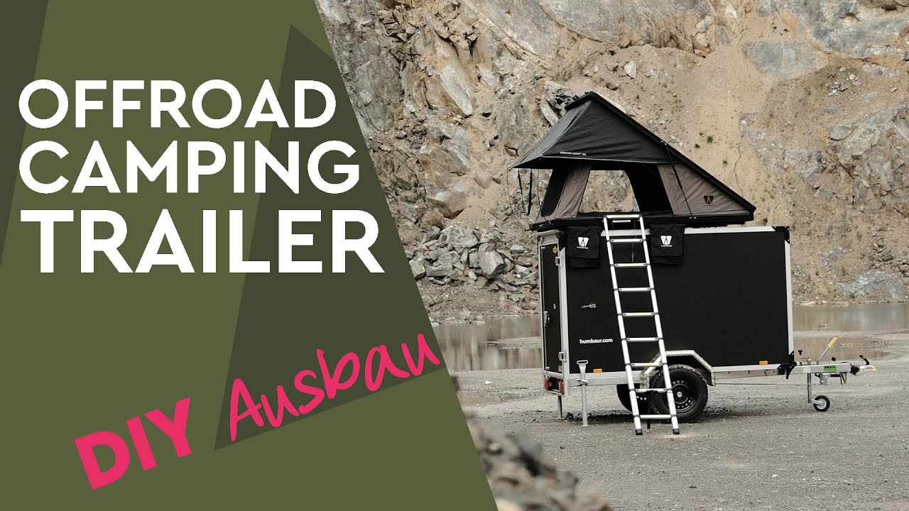 Offroad Camping Trailer | DIY Motorrad Camper zum selbst ausbauen!
