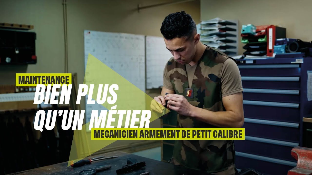 M&eacute;canicien armement petit calibre : &ccedil;a tire, c&rsquo;est gr&acirc;ce &agrave; toi !