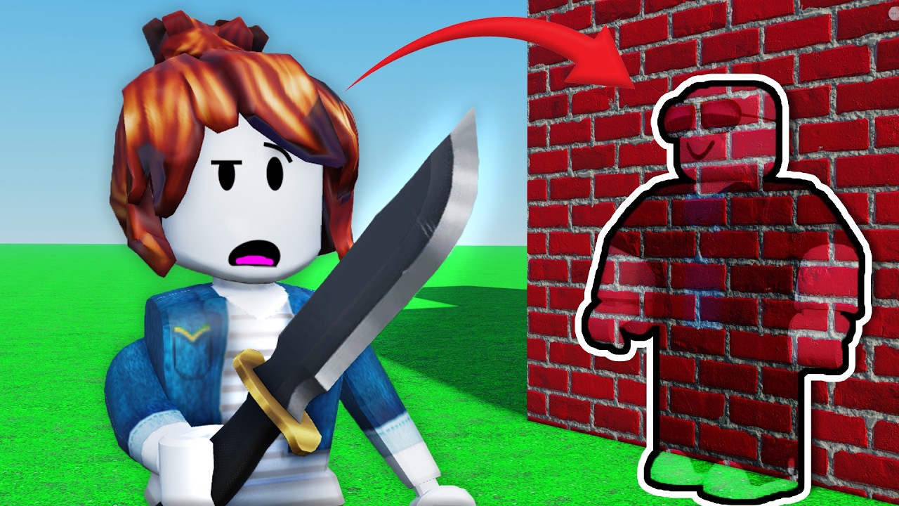 я выжил в камуфляжной игре Roblox в прятки...