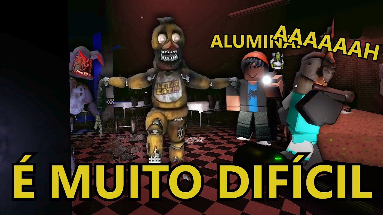 Viking e Amigos jogando FNAF: Eternal Nights