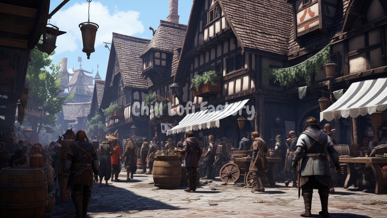Epic Adventure: Medieval Melodies Unleashed 🏰 | Chill Lofi Factory