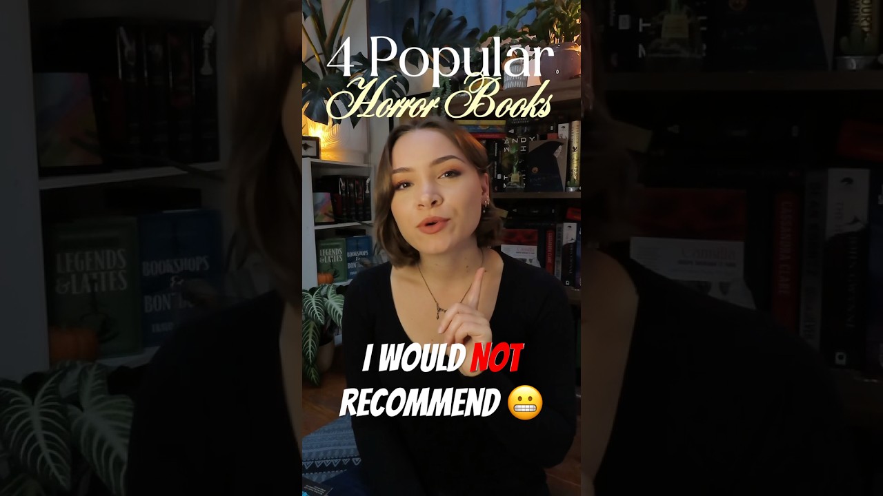 Эти популярные книги ужасов&hellip;середина?😬📚 #booktube #booktok #horrorbooks #booktalk #hottake #books