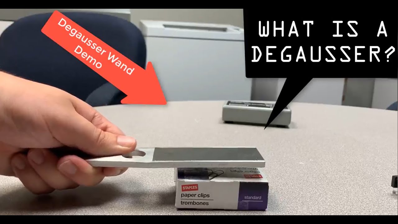 What is a degausser? (Magnetic Wand Demo)