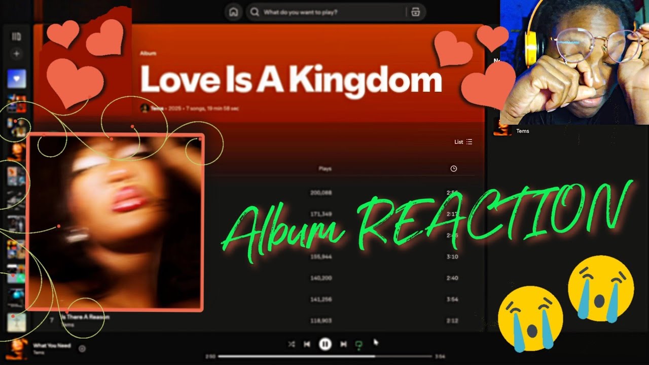 Love Is A Kingdom ~ Tems || Album REACTION