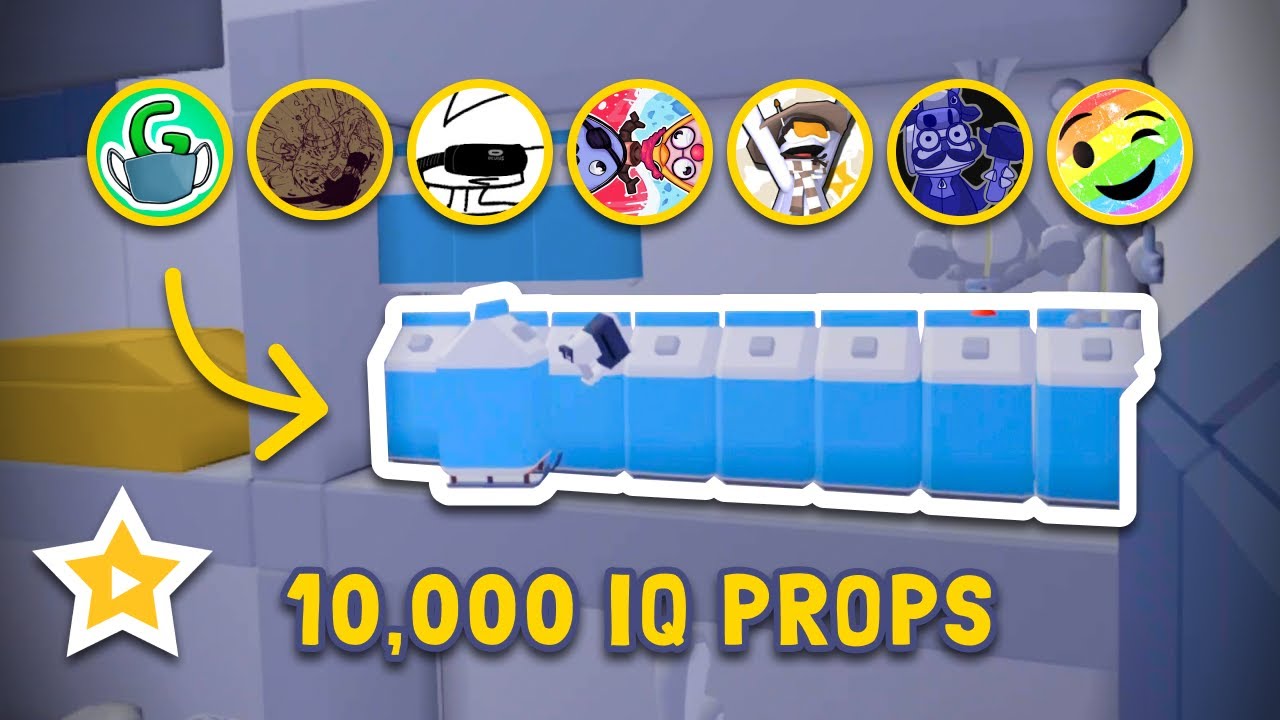 10,000 IQ PROP HUNT in Yeeps! | ft. Milk Nugget, Ima_Rainbow, JB, ItzBrody, Gmask, Intell + more!